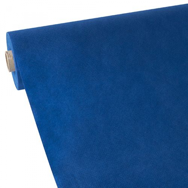 Vlies Tischdecke, dunkelblau "soft selection" 40 x 0,9 m